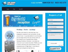 Tablet Screenshot of coolroomsforhire.com.au